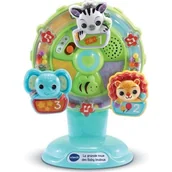Zabawki interaktywne dla dzieci - Vtech Baby - The Big Wheel Of Baby Loulous - Muzyczne Koło Z Przyssawką Zabezpieczającą Przed Upadkiem - Zielony/Wielokolorowy - miniaturka - grafika 1