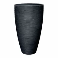 Donice - Donica wysoka Rillen śr. 45 cm antracytowa Vog - miniaturka - grafika 1
