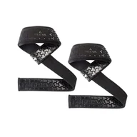 Pozostały sprzęt i akcesoria do ćwiczeń - Paski do podnoszenia ciężarów Ultra Grip Lifting Straps - black REEVA (para) - miniaturka - grafika 1