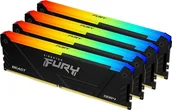 Pamięci RAM - Pamięć Kingston Fury Beast RGB, DDR4, 32 GB, 3600MHz, CL17 KF436C17BB2AK4/32 - miniaturka - grafika 1