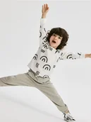 Bluzki dla niemowląt - Reserved - Longsleeve oversize - złamana biel - miniaturka - grafika 1