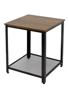 Stolik kawowy nocny industrialny rustykalny loft dąb lancelot sk103 - Ławy i stoliki kawowe - miniaturka - grafika 1