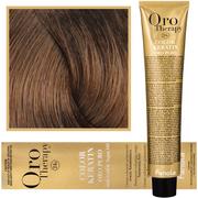 Farby do włosów i szampony koloryzujące - Fanola 7.14 Oro Puro Therapy Keratin Color 100 ML haselnuss HC-18-29 - miniaturka - grafika 1