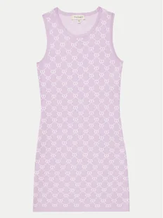 TWINSET Sukienka codzienna 251GJ3QX2 Fioletowy Slim Fit - Sukienki i spódniczki dla dziewczynek - miniaturka - grafika 1