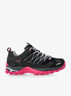 Buty turystyczne damskie niskie CMP Rigel Low WP - antracite/fuxia - Buty trekkingowe damskie - miniaturka - grafika 1