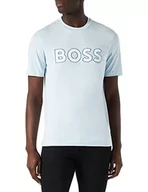 Koszulki męskie - BOSS Telogox Koszulka męska, Otwarty Blue469, 5XL - miniaturka - grafika 1