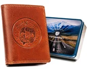 Portfele - Męski portfel ze skóry naturalnej - Peterson - miniaturka - grafika 1