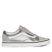 Buty dla dziewczynek - Tenisówki Vans Old Skool VN000D2VSLV1 Srebrny - miniaturka - grafika 1