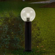 Lampy ogrodowe - Słupek oświetleniowy Lindby Dangan, przezroczysty, wysokość 60 cm, szkło, metal - miniaturka - grafika 1