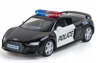 AUTO POLICYJNE POLICJA POLICE SAMOCHÓD POLICYJNY AUTKO ZABAWKA AUDI R8 - Samochody i pojazdy dla dzieci - miniaturka - grafika 1