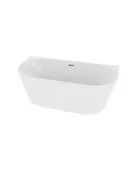 Wanny - LaVita Caldera wanna przyścienna 170x75 cm biały połysk - miniaturka - grafika 1