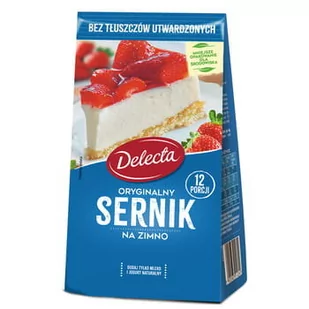 Delecta Sernik błyskawiczny oryginalny 154 g - Ciasta i półprodukty do ciast - miniaturka - grafika 1