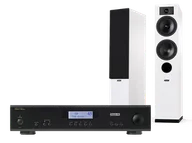 Zestawy stereo - Rotel A11 Tribute (czarny) + Tesi 5 (biały) - miniaturka - grafika 1