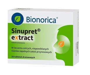 BIONORICA SE Sinupret Extract 20 Tabletek - Przeziębienie i grypa - miniaturka - grafika 1