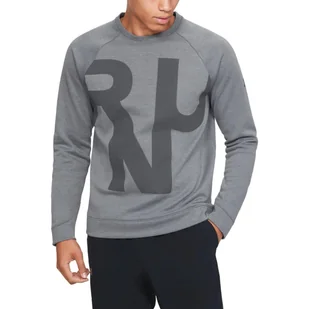 Bluza męska UA RUN PERFORMANCE FLEECE CREW -M - Bluzy męskie - miniaturka - grafika 1