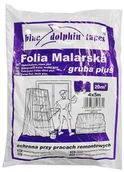 Folie i taśmy malarskie - Blue Dolphin Folia malarska gruba Plus 4x5 m 7931 - miniaturka - grafika 1