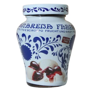 FABBRI AMARENA Drylowane Wiśnie w Syropie 400g Włochy - Konfitury, marmolady, powidła - miniaturka - grafika 1