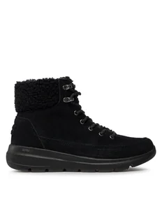Skechers Botki Glacial Ultra Woodlands 16677/BBK Czarny - Botki damskie - miniaturka - grafika 1