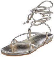Sandały damskie - Fred de la Bretoniere Sandały damskie Frs1157, Platino, 38 EU - miniaturka - grafika 1