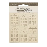 Akcesoria i części do ekspresów do kawy - Stamperia SCB221 dekoracyjne chipsy, brązowe, 14 x 14 x 0,1 cm - miniaturka - grafika 1