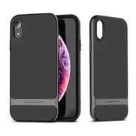 Etui i futerały do telefonów - Rock Etui ROYCE do Apple iPhone Xs Max Szary - miniaturka - grafika 1