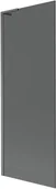 Parawany nawannowe - Mexen Next L parawan nawannowy 1-skrzydłowy 70 x 150 cm, grafit, gun gray szczotkowany - 895-070-000-03-40-66 - miniaturka - grafika 1