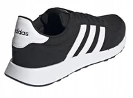 Buty sportowe męskie - Adidas Run 60 FZ0961 Racer klasyczne Czarne 42 2/3 - miniaturka - grafika 1