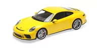 Samochody i pojazdy dla dzieci - Minichamps Porsche 911 Gt3 Touring 2018 Yellow 1:18 110067422 - miniaturka - grafika 1