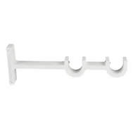 Akcesoria do wystroju okien - Wspornik INDUSTRIAL 19/19 mm biały - miniaturka - grafika 1