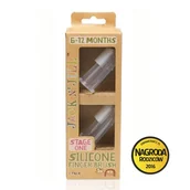 Szczoteczki do zębów dla dzieci - Jack n'jill - pasty do zębów Jack N'Jill, Szczoteczka Silikonowa na Palec do Czyszczenia Ząbków 6-24 m-ce, 2-PACK - miniaturka - grafika 1