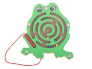 Zabawki interaktywne dla dzieci - Ikonka Labirynt magnetyczny kuleczki żaba - miniaturka - grafika 1
