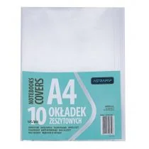 Okładka zeszytowa A4 bezbarwna (10szt) ASTRA - Szkolne artykuły papiernicze - miniaturka - grafika 1
