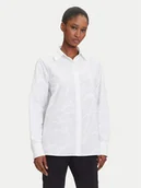 Koszule damskie - KARL LAGERFELD Koszula A3W11021 Biały Regular Fit - miniaturka - grafika 1