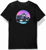 Koszulki męskie - Koszulka męska czarna z Motywem Nowoczesnej Czytanki Silverado S - miniaturka - grafika 1