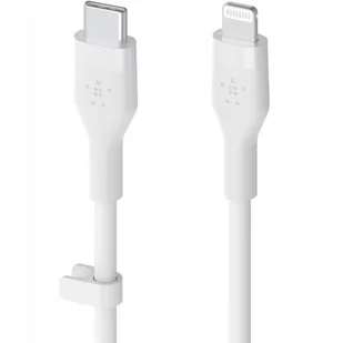 Belkin Kabel USB Typ-C Lightning Silicone 3m Biały - Kable USB - miniaturka - grafika 3