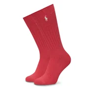 Skarpetki damskie - Skarpety wysokie damskie Polo Ralph Lauren 449915908035 Różowy - miniaturka - grafika 1