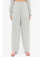 Spodnie damskie - Monki Spodnie w kolorze turkusowo-białym - miniaturka - grafika 1