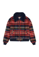 Kurtki damskie - KURTKA DAMSKA WRANGLER AVIATOR JACKET 112356508 RED TARTAN L - miniaturka - grafika 1