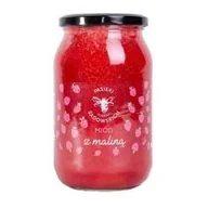 Miód - Pasieki Sadowskich Miód z maliną 1150g - miniaturka - grafika 1