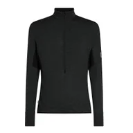 Bluzy męskie - Bluza męska Icebreaker Merino 200 RealFleece Descender LS Half Jeththr/Blck/Cb L - miniaturka - grafika 1