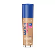 Podkłady do twarzy - Rimmel Match Perfection Foundation SPF20 podkład w płynie 100 Ivory 30ml - miniaturka - grafika 1