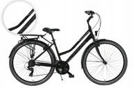 Rowery - Rower Trekkingowy 28" KANDS NAVIGATOR-X rama 17' czarny R23 - miniaturka - grafika 1