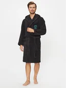 Szlafroki męskie - Emporio Armani Underwear Szlafrok 112057 3F591 00020 Czarny Regular Fit - miniaturka - grafika 1