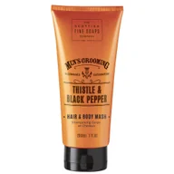 Kosmetyki do kąpieli - The Scottish Fine Soaps, Men's Grooming Thistle & Black Pepper, żel do ciała i włosów, 200 ml - miniaturka - grafika 1