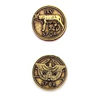 Gry planszowe - Rzymska Złota Metalowa Moneta 1 szt - miniaturka - grafika 1