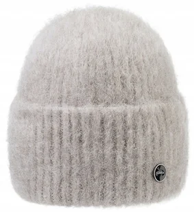 Zimowa Czapka Damska Dziana Ciepła Wełna WOOLK - Czapki damskie - miniaturka - grafika 1