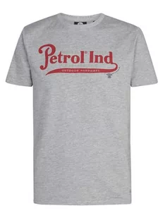 Petrol Industries Men T-Shirt SS Classic Print Koszulka męska, Light Grey Melee, XXL - Koszulki męskie - miniaturka - grafika 1