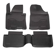 Dywaniki samochodowe - J&J AUTOMOTIVE | Gumowe dywaniki samochodowe 3D kompatybilne z I30 2012-2017, indywidualne dopasowanie z wysoką krawędzią ok. 4-5 cm, na każdą pogodę, 4-częściowe, jakość premium - miniaturka - grafika 1