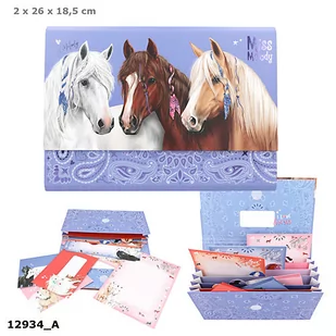 Papeteria w teczce Miss Melody 12934A - Szkolne artykuły papiernicze - miniaturka - grafika 1
