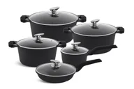 Zestawy garnków i patelni - Zestaw komplet garnków marmurkowych 10el garnki EB-5650 - miniaturka - grafika 1